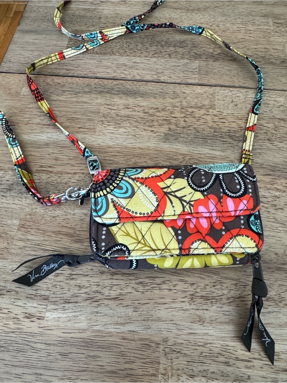 Vera Bradley Flower Power Wristlet